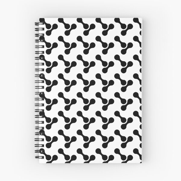 Item preview, black and white abstract bone circle organic shape pattern designed and sold by Ray Loka.