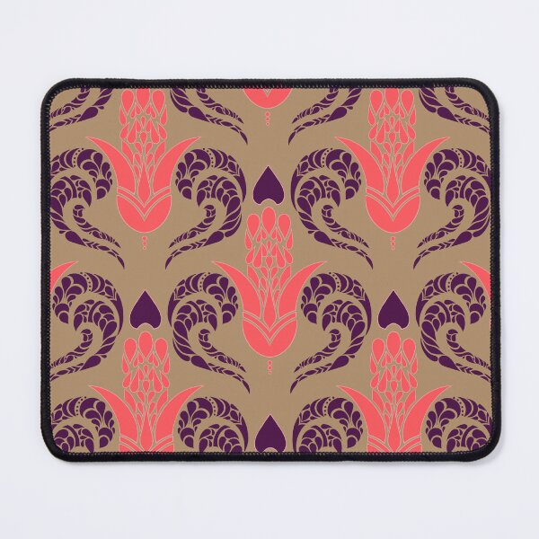 Item preview, Hamsa and Waves Seamless Pattern Neon designed and sold by Anakathrin.