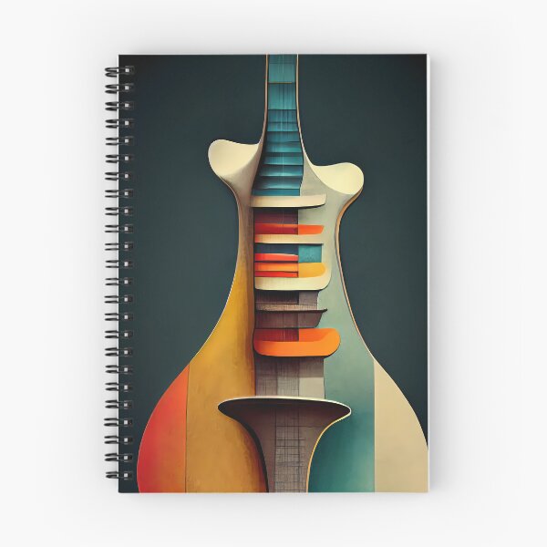 Item preview, Surrealistic Guitar Black Background designed and sold by KOTOdesign.