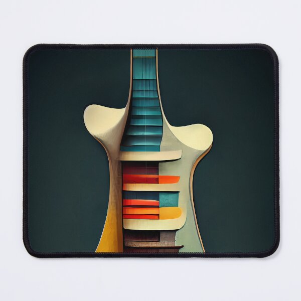 Item preview, Surrealistic Guitar Black Background designed and sold by KOTOdesign.