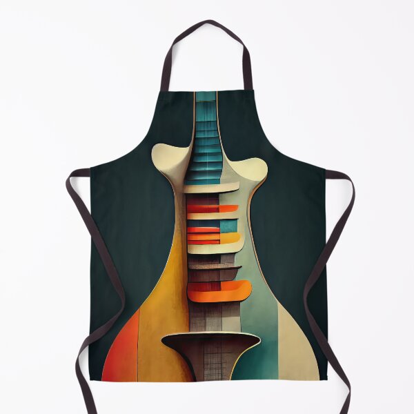 Item preview, Surrealistic Guitar Black Background designed and sold by KOTOdesign.