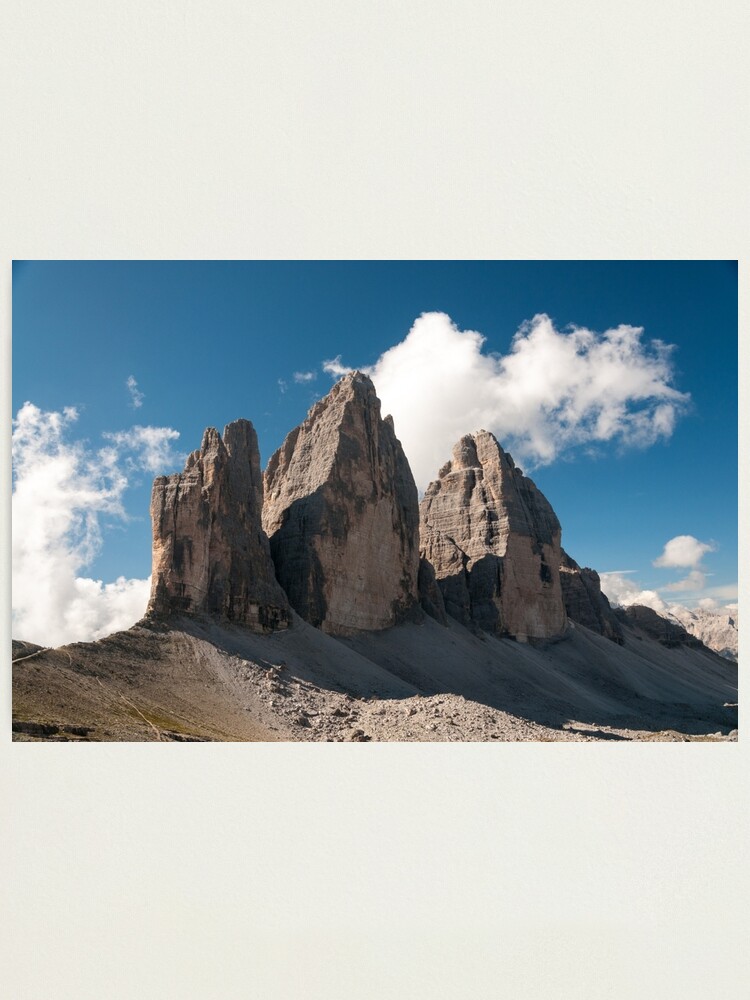 Alternate view of Tre Cime di Lavaredo Photographic Print