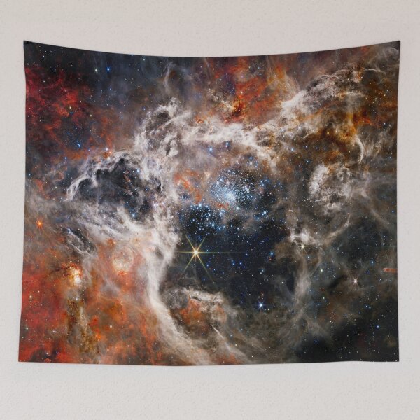 Aperçu de l'œuvre Télescope Webb Tarantula Nebula Enhanced créée et vendue par Weston Westmoreland.