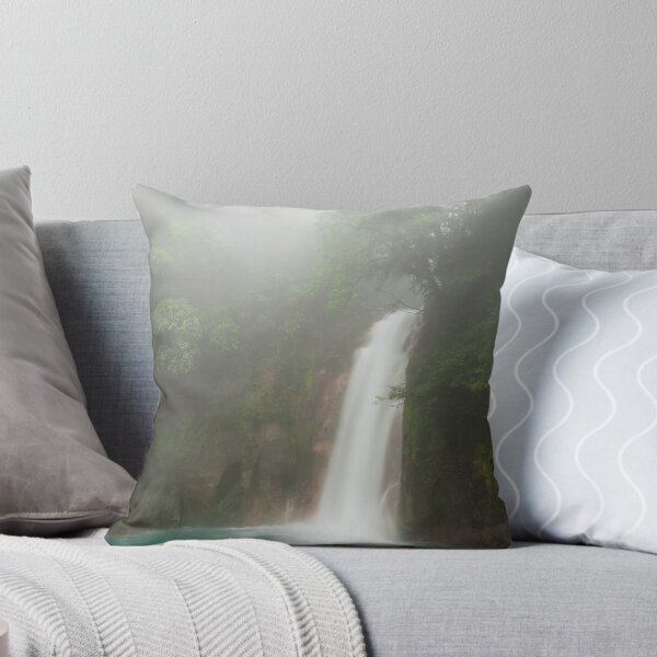 Item preview, Rio celeste waterfall at foggy day designed and sold by Juhku.