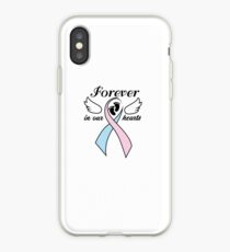 Pregnancy Infant Loss Awareness Forever In Our Hearts iPhone Case
