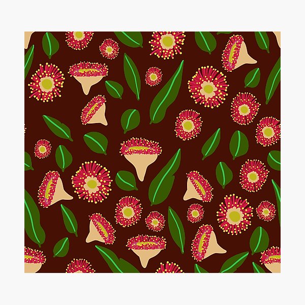 Item preview, Brown Eucalyptus Blossoms  designed and sold by Lozzie Eliza Designs.