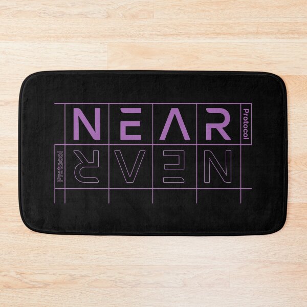 Item preview, Near Protocol NEAR Crypto Altcoin - Purple Crossword Design Pattern designed and sold by CryptoMoods.