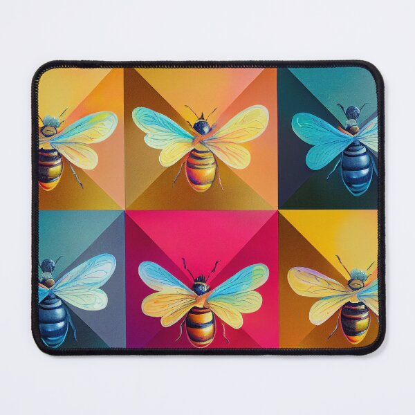 Item preview, Colorful Bee Tiles designed and sold by Lap Huynh.