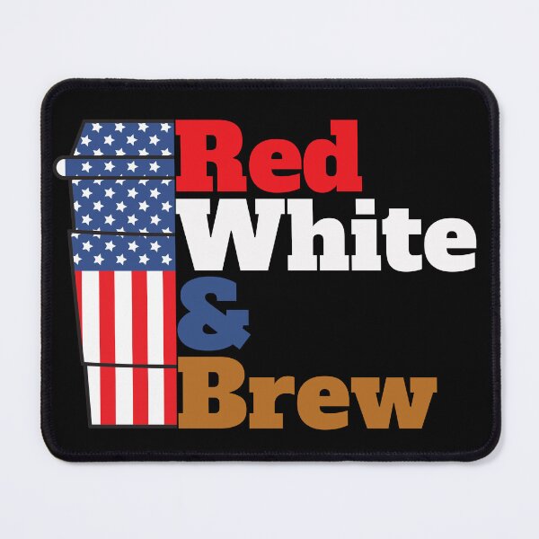 Item preview, Red White & Brew | Funny Design For Coffee Loving Men designed and sold by NineSevenFour.