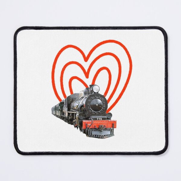 Item preview, Rail road love trains love train steam locomotive designed and sold by frikitren.