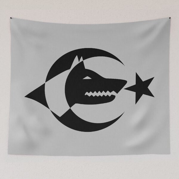 Item preview, Gokturk Turkey flag designed and sold by emeksedesign.