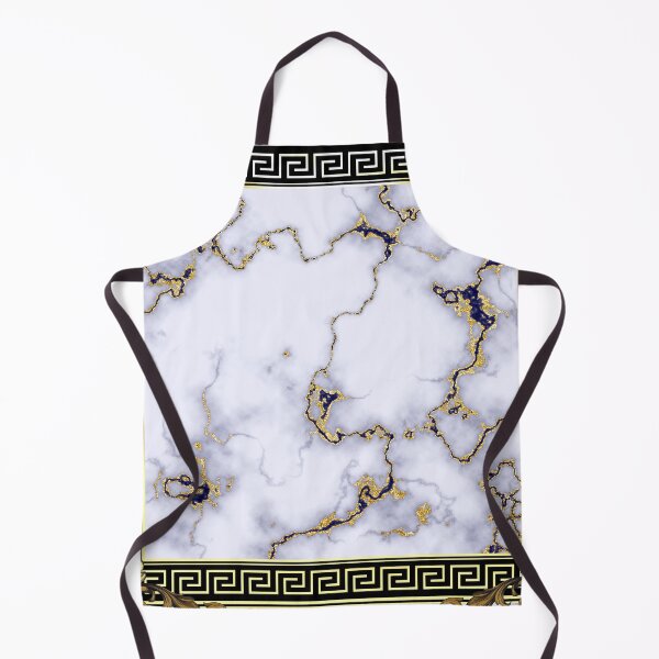 Item preview, Gold Greek Key White Black Gold Marble designed and sold by Yiorgos Designs.