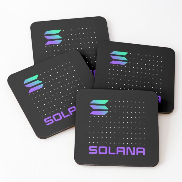 Item preview, Solana SOL Crypto Altcoin - White Seamless Dot Pattern designed and sold by CryptoMoods.
