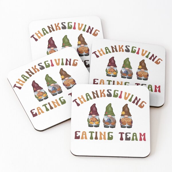 Item preview, Thanksgiving eating team- fall gnomes.  designed and sold by ninjapineapple.