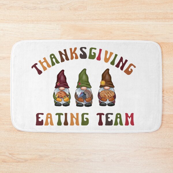 Item preview, Thanksgiving eating team- fall gnomes.  designed and sold by ninjapineapple.