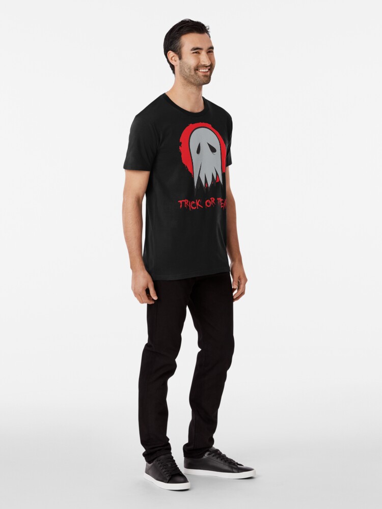 Alternate view of Trick or Treat Ghost Premium T-Shirt