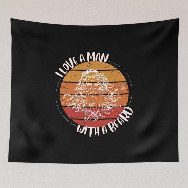 Item preview, I Love A Man With A Beard designed and sold by Salva-Shop.