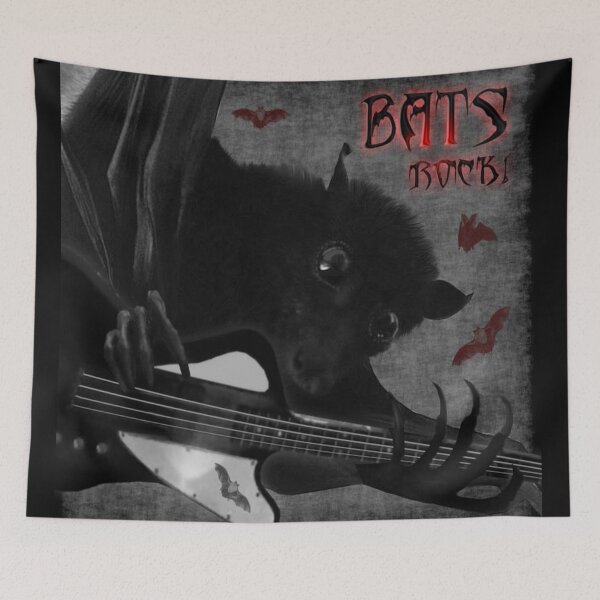 Item preview, Rock And Roll Loving Bat Fruit. designed and sold by BabyBats.