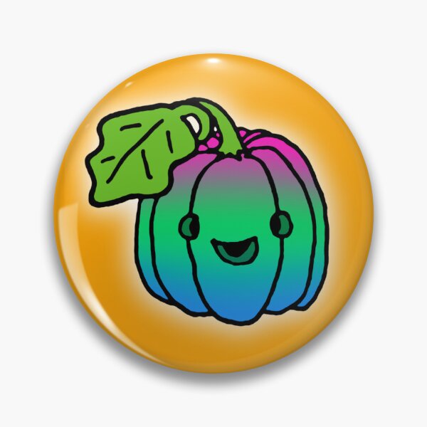 Artikelvorschau, Polysexual Pride Pumpkin on Orange entworfen und verkauft von JayTheVoid.