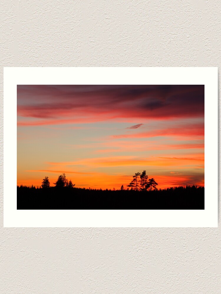 Alternate view of Sunset sky Art Print