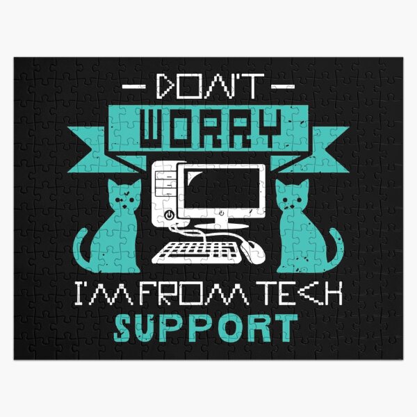 Tech Support Computer Whisperer Jigsaw Puzzle