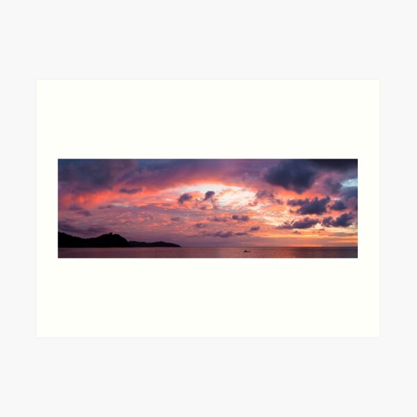 Beautiful vivid sunset Art Print