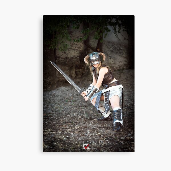 Domadraghi Cosplay - Dragon born warrior Canvas Print