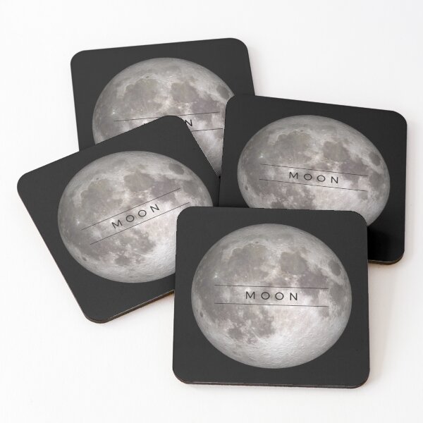 Item preview, Moon -- Planets Moons Solar System Education Series Set  designed and sold by Jarvis Renner.