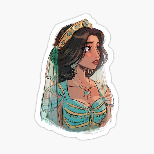 Princess Jasmine Stickers for Sale