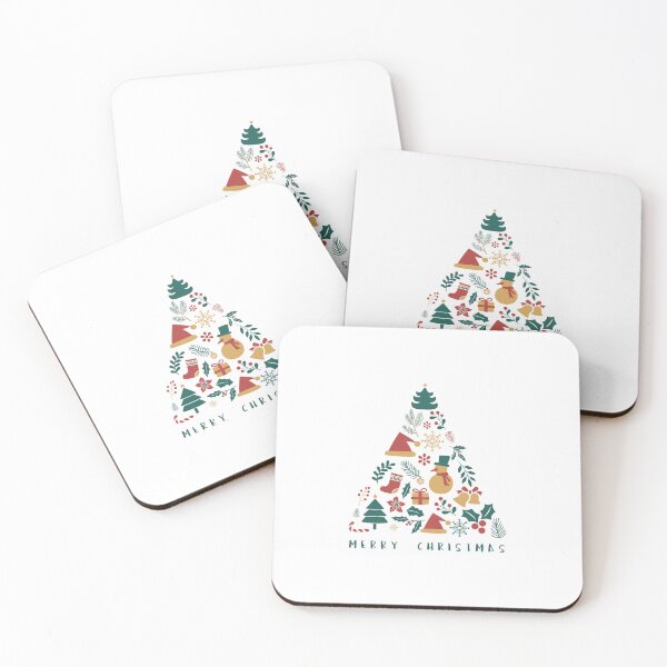 Item preview, Merry Christmas Tree Holidays Art Design Draw Street Art Text Phrase Quote designed and sold by BK-Fishing.