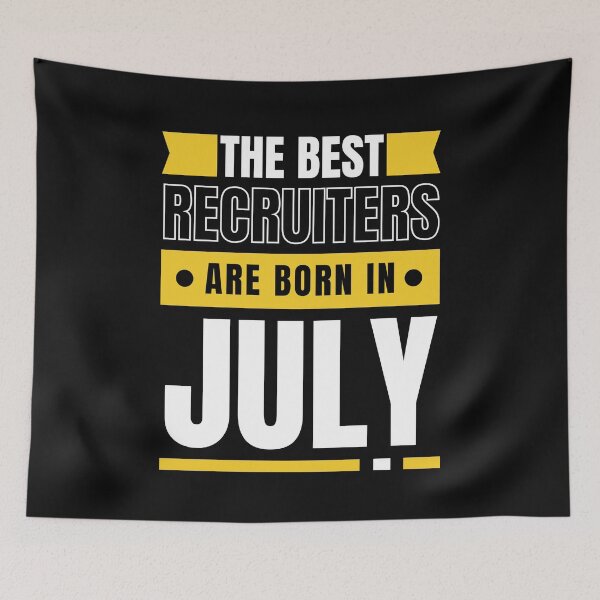 Item preview, The Best Recruiters are born in July Cancer Leo designed and sold by Recruiter-Love.