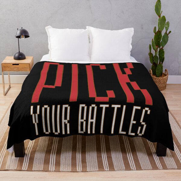 Item preview, Meme You Have To Pick Your Battles Font Red designed and sold by SamuelFranz.