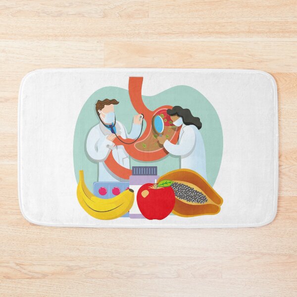 Item preview, Illustration doctors care of digestive, gastric health. Ideal for educational and training materials designed and sold by LucianoCosmo.