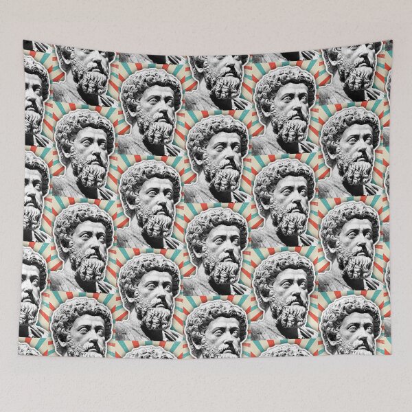 Item preview, Marcus Aurelius Artwork | Marcus Aurelius Portrait | Marcus Aurelius Wall Art  designed and sold by Suyogsonar25.