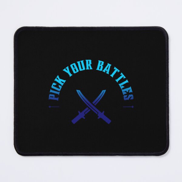 Item preview, Meme You Have To Pick Your Battles Knight Font Blue designed and sold by SamuelFranz.