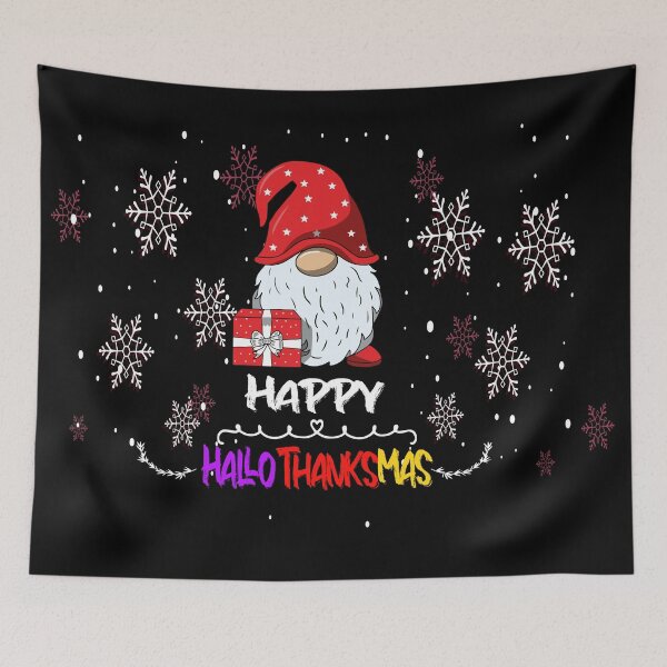 Item preview, Happy Hallothanksmas Gnomes designed and sold by ENJOY Wear.