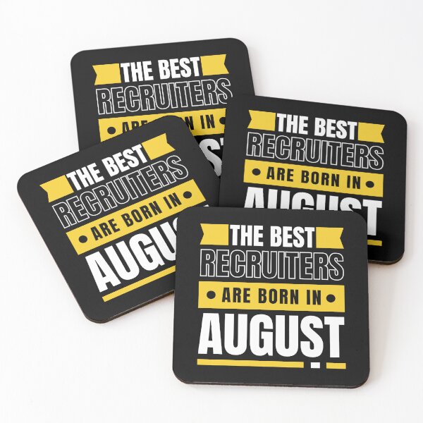 Item preview, The Best Recruiters are born in August Leo Virgo designed and sold by Recruiter-Love.