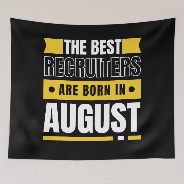 Item preview, The Best Recruiters are born in August Leo Virgo designed and sold by Recruiter-Love.