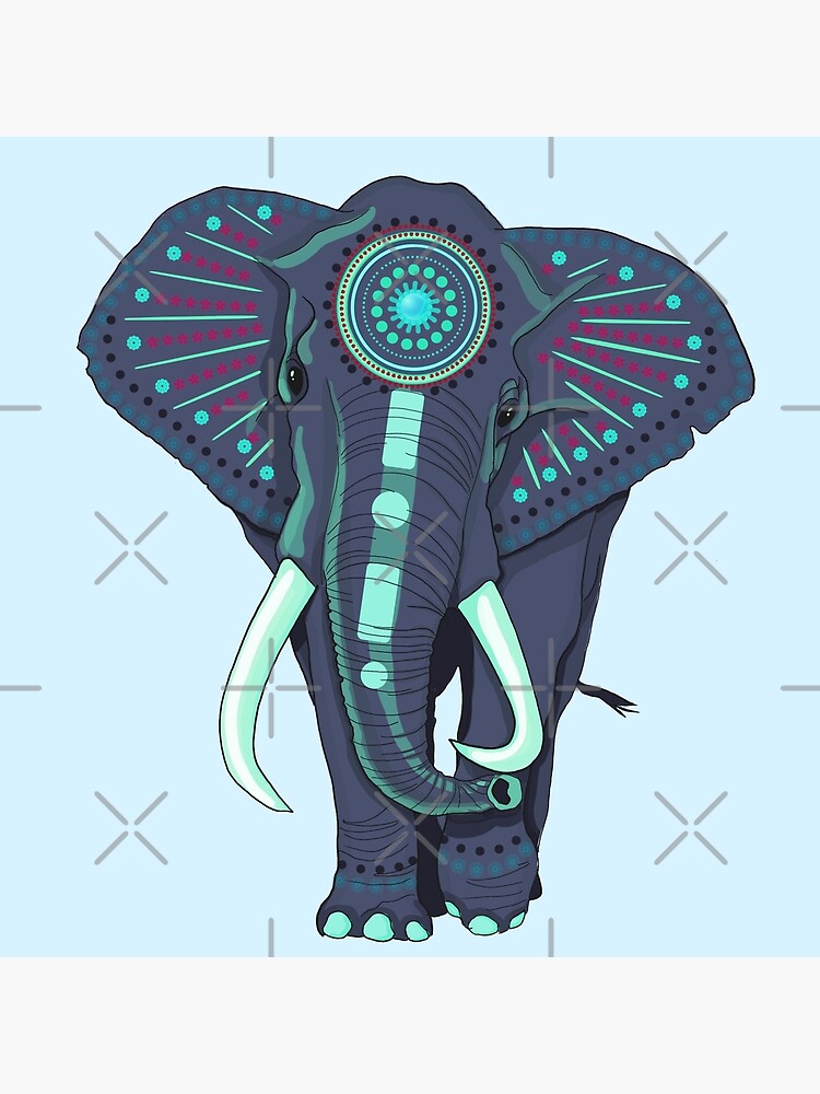 Indian Elephant Drawing by Litz Collection  Pixels