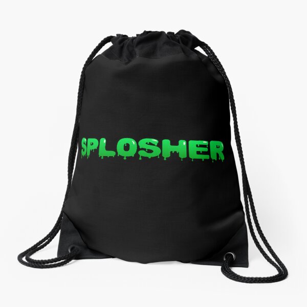 Splosher (Green) Drawstring Bag