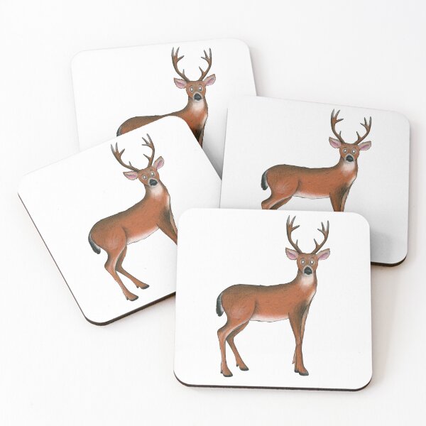 Item preview, white-tailed deer designed and sold by Corinna Arauner.