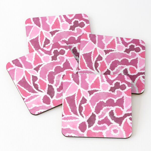 Item preview, Pink Abstract Stained Glass Mosaic designed and sold by Alaina Perry.