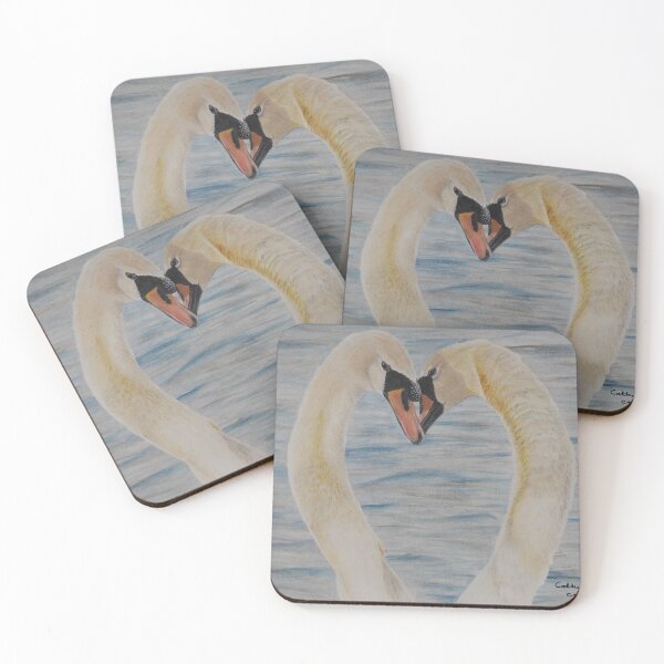 Item preview, Swan loveheart designed and sold by cathyscreations.