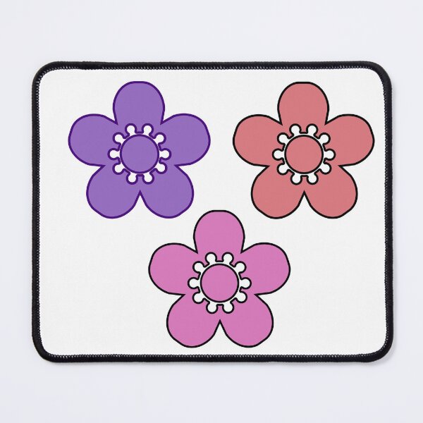 Artikelvorschau, bunte blumen, rosa, lila, orange entworfen und verkauft von Trilala.