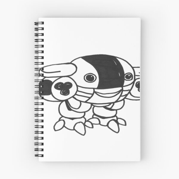 Item preview, Black & White Cute Ed209 designed and sold by KerrySewInTime.