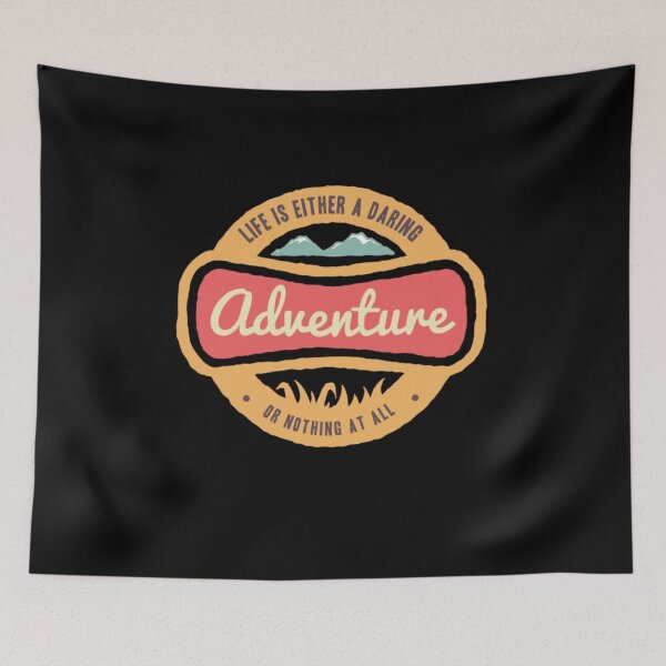 Item preview, Life Is Adventure Art Design Draw Street Art Text Word Phrase designed and sold by BK-Fishing.