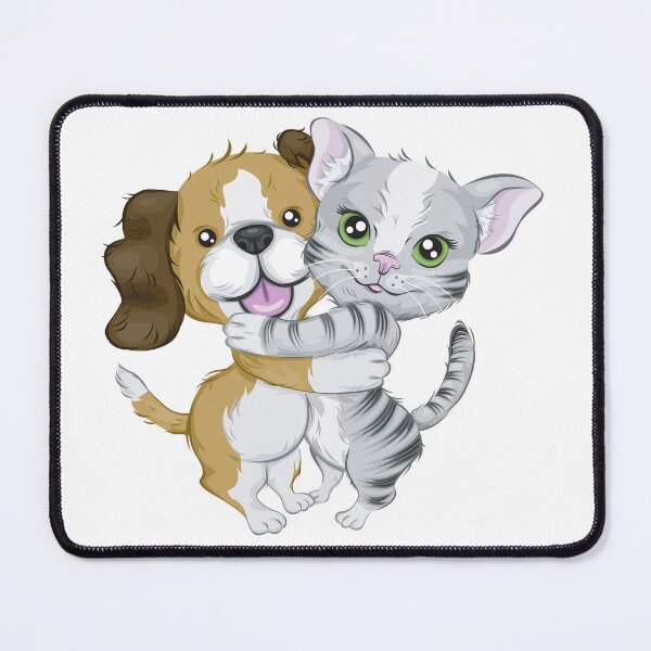 Item preview, CATS AND DOGS ARE FRIENDS designed and sold by haytx.