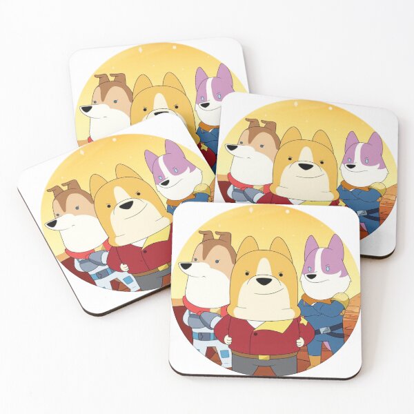 Item preview, dogs in space designed and sold by ying -anime.