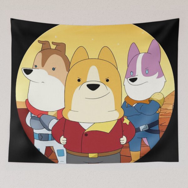 Item preview, dogs in space designed and sold by ying -anime.