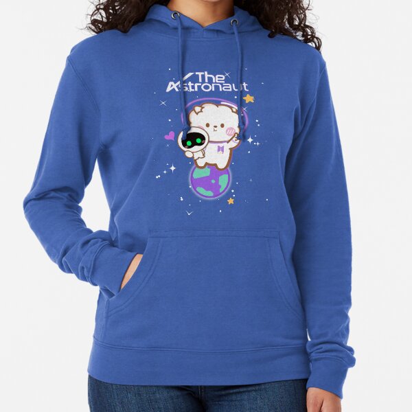 Jin el astronauta - Jin Solo - Cute BTS Baby BT21 RJ y Wootteo Sudadera ligera con capucha